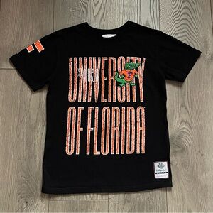 Mitchell & Ness Youth M 10/12 Black Florida Gators OG Premium T-shirt